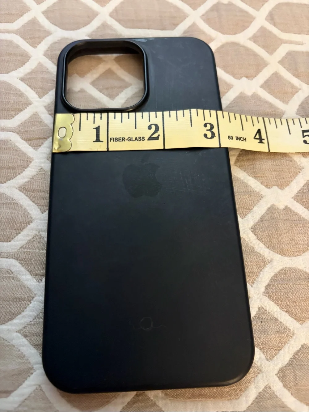 Apple 14 pro max  Black Silicone iPhone Case with Apple Logo